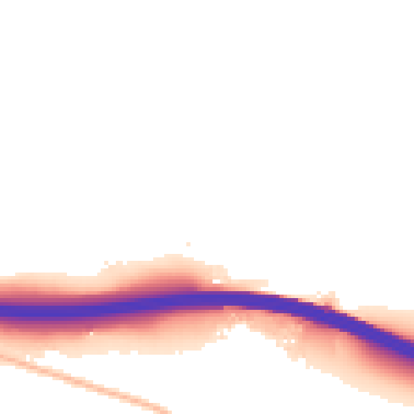 Night-time road noise heatmap for HP14 3PT