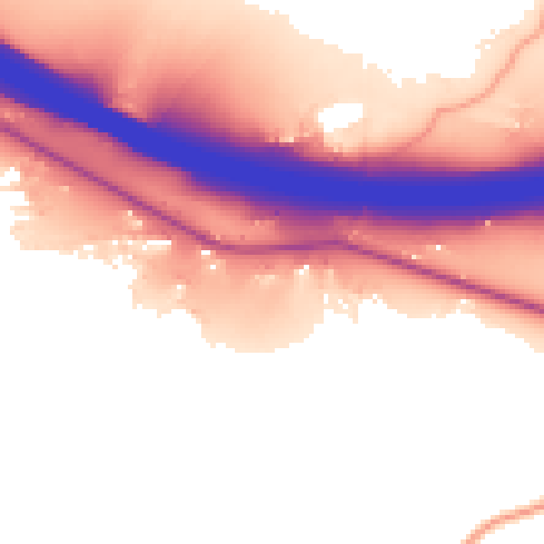 Daytime road noise heatmap for HP14 3PW