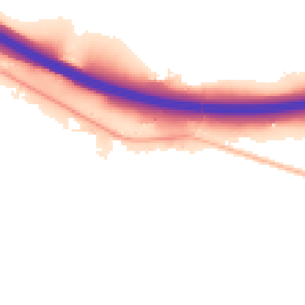 Night-time road noise heatmap for HP14 3PW