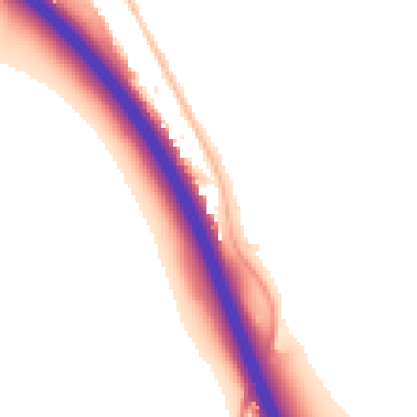 Night-time road noise heatmap for HP14 3QY