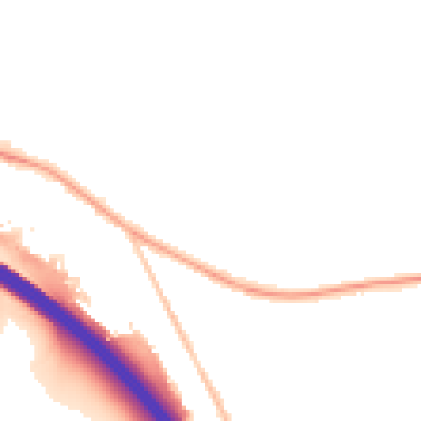 Night-time road noise heatmap for HP14 3RX