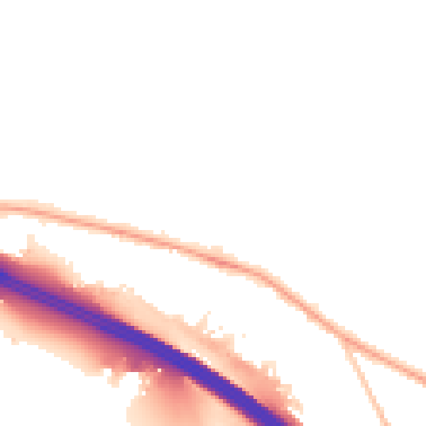 Night-time road noise heatmap for HP14 3TH
