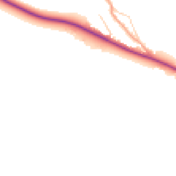 Daytime road noise heatmap for HP14 3UU