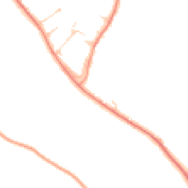 Daytime road noise heatmap for HP14 4AE