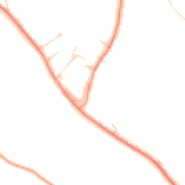 Daytime road noise heatmap for HP14 4AH