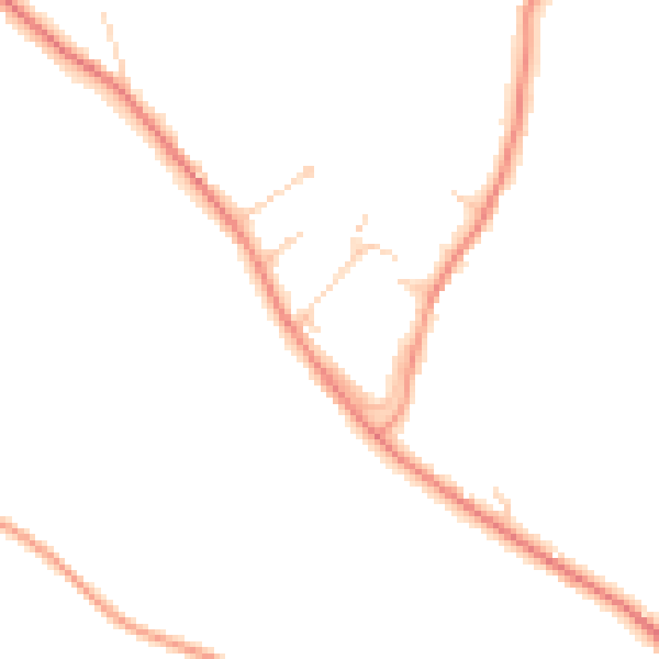 Daytime road noise heatmap for HP14 4AY