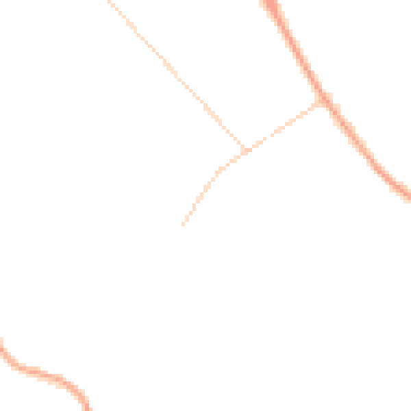 Daytime road noise heatmap for HP14 4DF