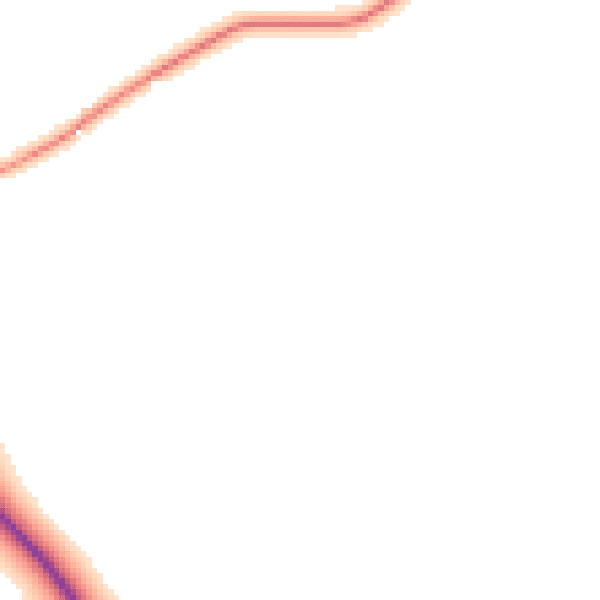 Daytime road noise heatmap for HP14 4HE