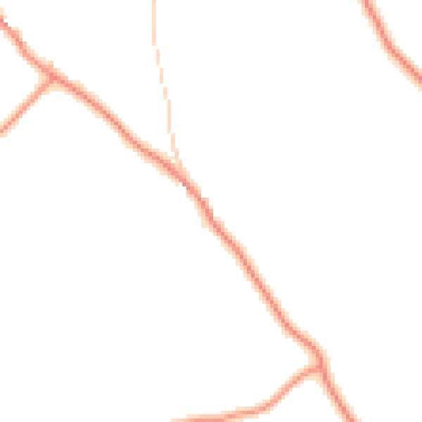 Daytime road noise heatmap for HP14 4NG