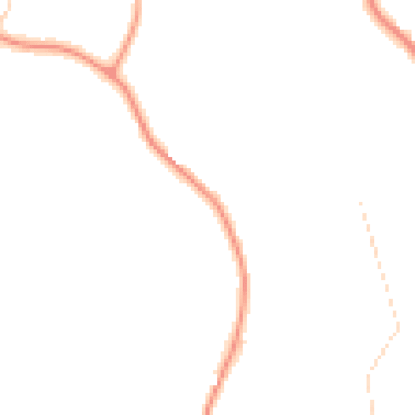 Daytime road noise heatmap for HP14 4NN