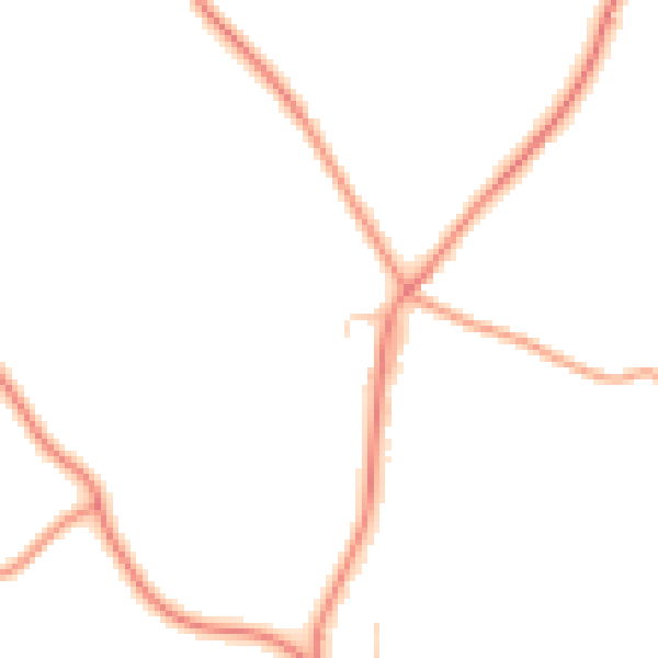 Daytime road noise heatmap for HP14 4NS