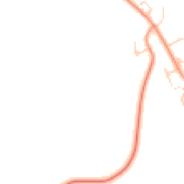 Daytime road noise heatmap for HP14 4XW