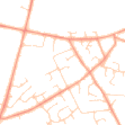 Daytime road noise heatmap for HP15 6AN