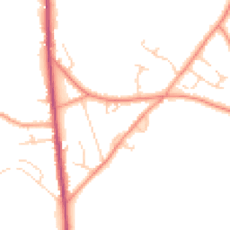 Daytime road noise heatmap for HP15 6AS