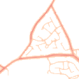 Daytime road noise heatmap for HP15 6BE