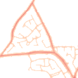 Daytime road noise heatmap for HP15 6BP