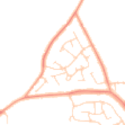 Daytime road noise heatmap for HP15 6BQ