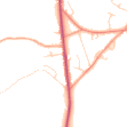 Daytime road noise heatmap for HP15 6DN
