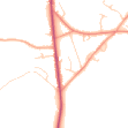 Daytime road noise heatmap for HP15 6DP