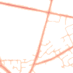 Daytime road noise heatmap for HP15 6DQ
