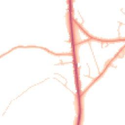 Daytime road noise heatmap for HP15 6DR