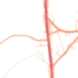 Daytime road noise heatmap for HP15 6DS