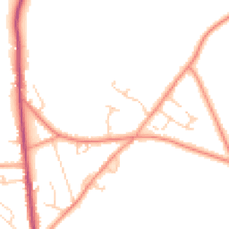 Daytime road noise heatmap for HP15 6EP