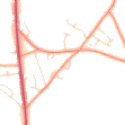 Daytime road noise heatmap for HP15 6ER