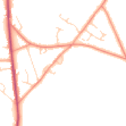 Daytime road noise heatmap for HP15 6ET