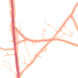 Daytime road noise heatmap for HP15 6EW