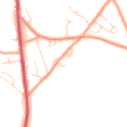 Daytime road noise heatmap for HP15 6EX
