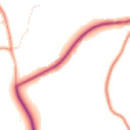 Daytime road noise heatmap for HP15 6JS