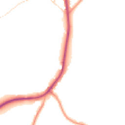 Daytime road noise heatmap for HP15 6LL
