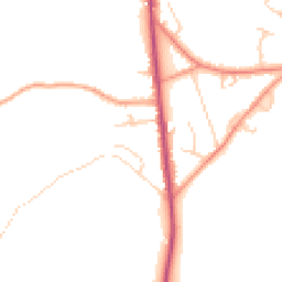 Daytime road noise heatmap for HP15 6LY