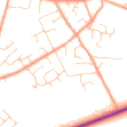 Daytime road noise heatmap for HP15 6RF