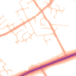 Daytime road noise heatmap for HP15 6RP