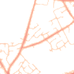 Daytime road noise heatmap for HP15 6SE