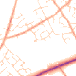 Daytime road noise heatmap for HP15 6SG