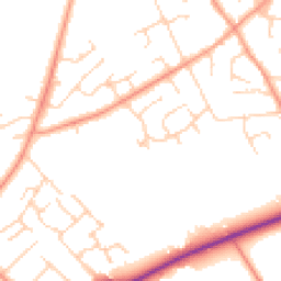 Daytime road noise heatmap for HP15 6SJ