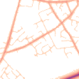 Daytime road noise heatmap for HP15 6SL