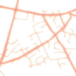 Daytime road noise heatmap for HP15 6SW