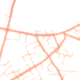 Daytime road noise heatmap for HP15 6SX