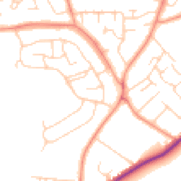 Daytime road noise heatmap for HP15 7AE