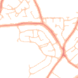 Daytime road noise heatmap for HP15 7AG