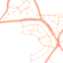 Daytime road noise heatmap for HP15 7AQ