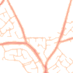 Daytime road noise heatmap for HP15 7EW