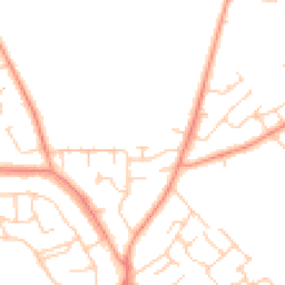 Daytime road noise heatmap for HP15 7EZ