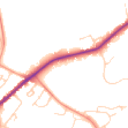 Daytime road noise heatmap for HP15 7FE