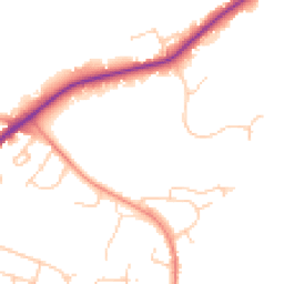 Daytime road noise heatmap for HP15 7FQ