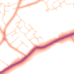 Daytime road noise heatmap for HP15 7LJ